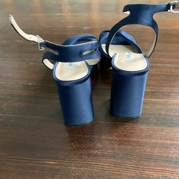 NINA blue platform sandals - Picture 5 of 6